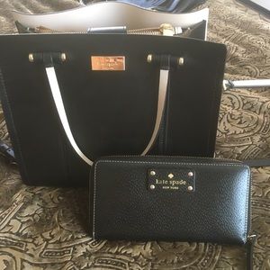 * BUNDLE * Kate Spade Black Handbag and wallet